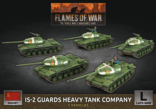 Flames of War: Soviet: IS-2 Guards Heavy Tank Company (x5 Plastic)