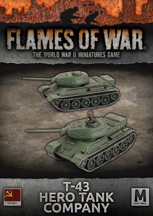 Flames of War: Soviet: T-43 Tank Company (x2)
