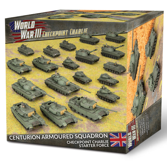 WWIII: British: Centurion Territorial Armoured Squadron (Plastic) - Limited Edition