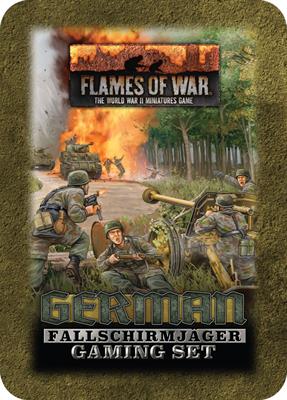 Flames of War: German: Fallschirmjager Gaming Set