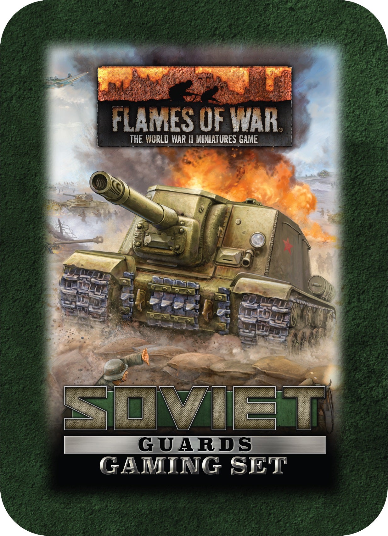 Flames of War: Soviet: Soviet Guards Gaming Set (x20 Tokens, x2 Objectives, x16 Dice)