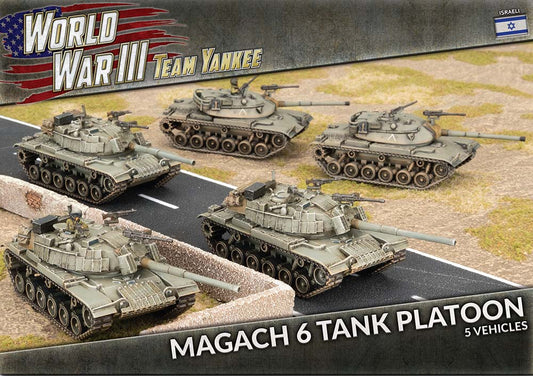 WWIII: Israeli: Magach 6 (Blazer) Platoon (x5 Plastic)