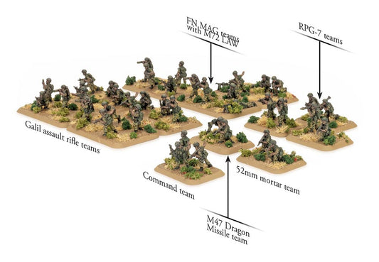 WWIII: Israeli: Infantry Platoon (x44 figures)