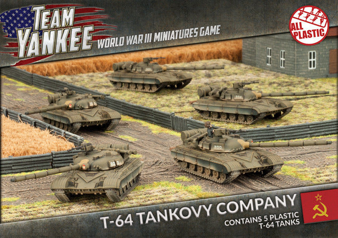 WWIII: Soviet: T-64 Tankovy Company (Plastic)