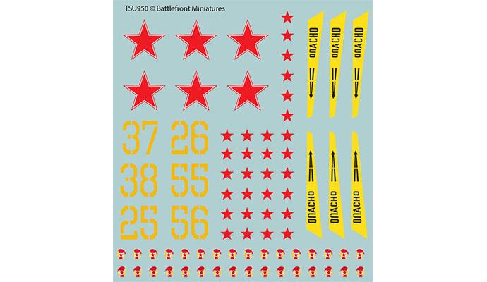 WWIII: WW3 Soviet Decal Set