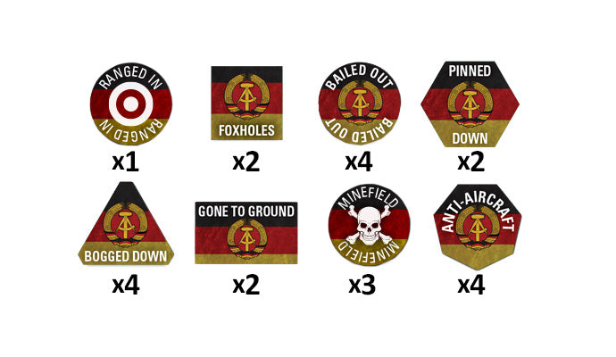 WWIII: East German Token Set