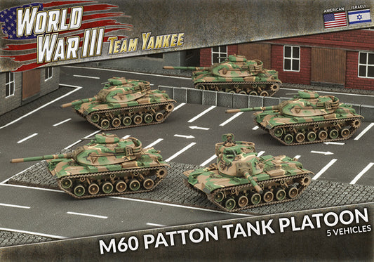 WWIII: American: M60 Patton Tank Platoon (Plastic)