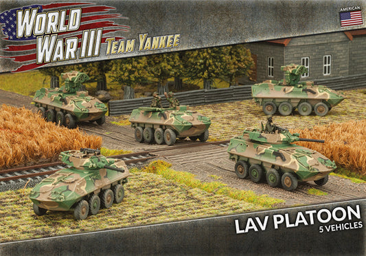 WWIII: American: LAV Platoon (Plastic)