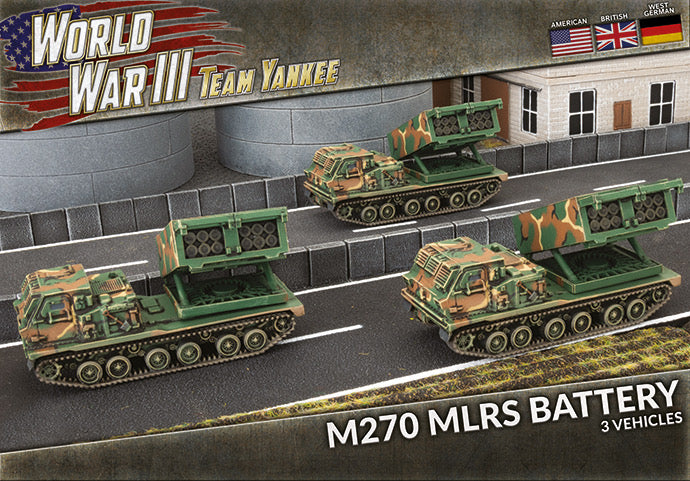 WWIII: American: M270 MLRS Battery (Plastic)