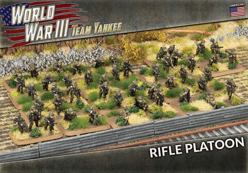 WWIII: American: Rifle Platoon (Marine) (x50 figs plastic)