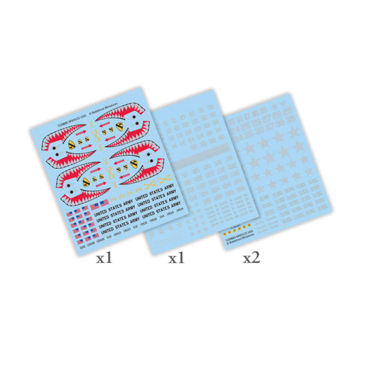 WWIII: American: American Decals (x4 decal sheets) (Checkpoint Charlie)