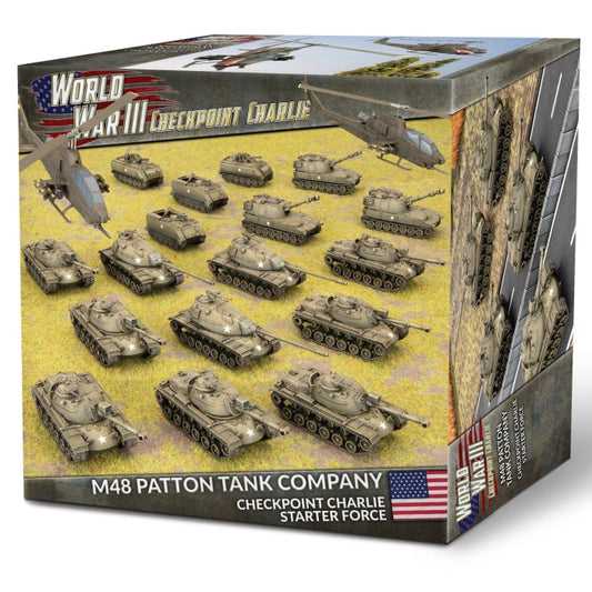 WWIII: American: M48 Patton Tank Company (Plastic) - Limited Edition