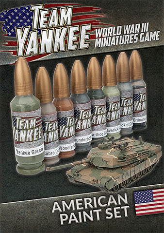 WWIII: Team Yankee American Paint Set