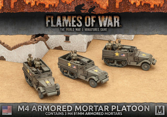 Flames of War: Americans: M4 81mm Armored Mortar Platoon