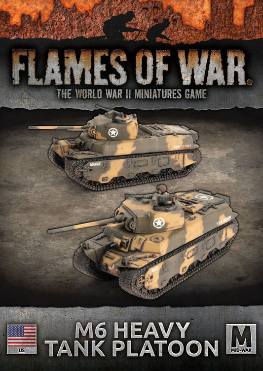 Flames of War: American: M6 Heavy Tank (x2)