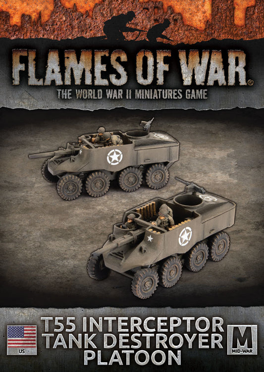 Flames of War: American: T55 GMC Interceptor (x2)