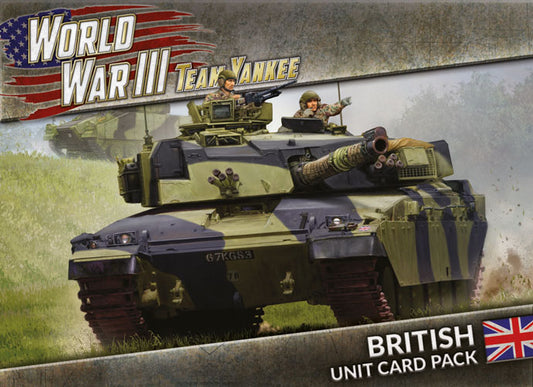 WWIII: British Unit Card Pack (39 cards)