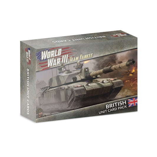 WWIII: British Unit Cards (63 Cards) product packaging