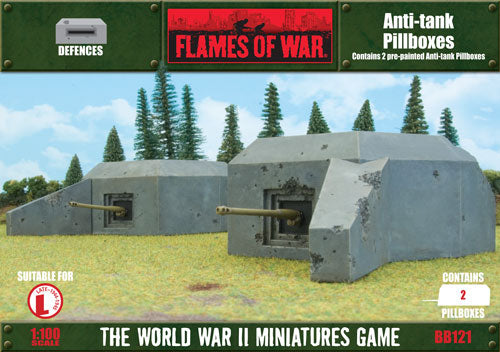 Battlefield in a Box: Defenses: Anti-tank Pillbox (x2)