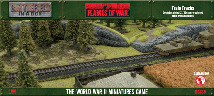 Battlefield in a Box: Train Tracks (6ft)